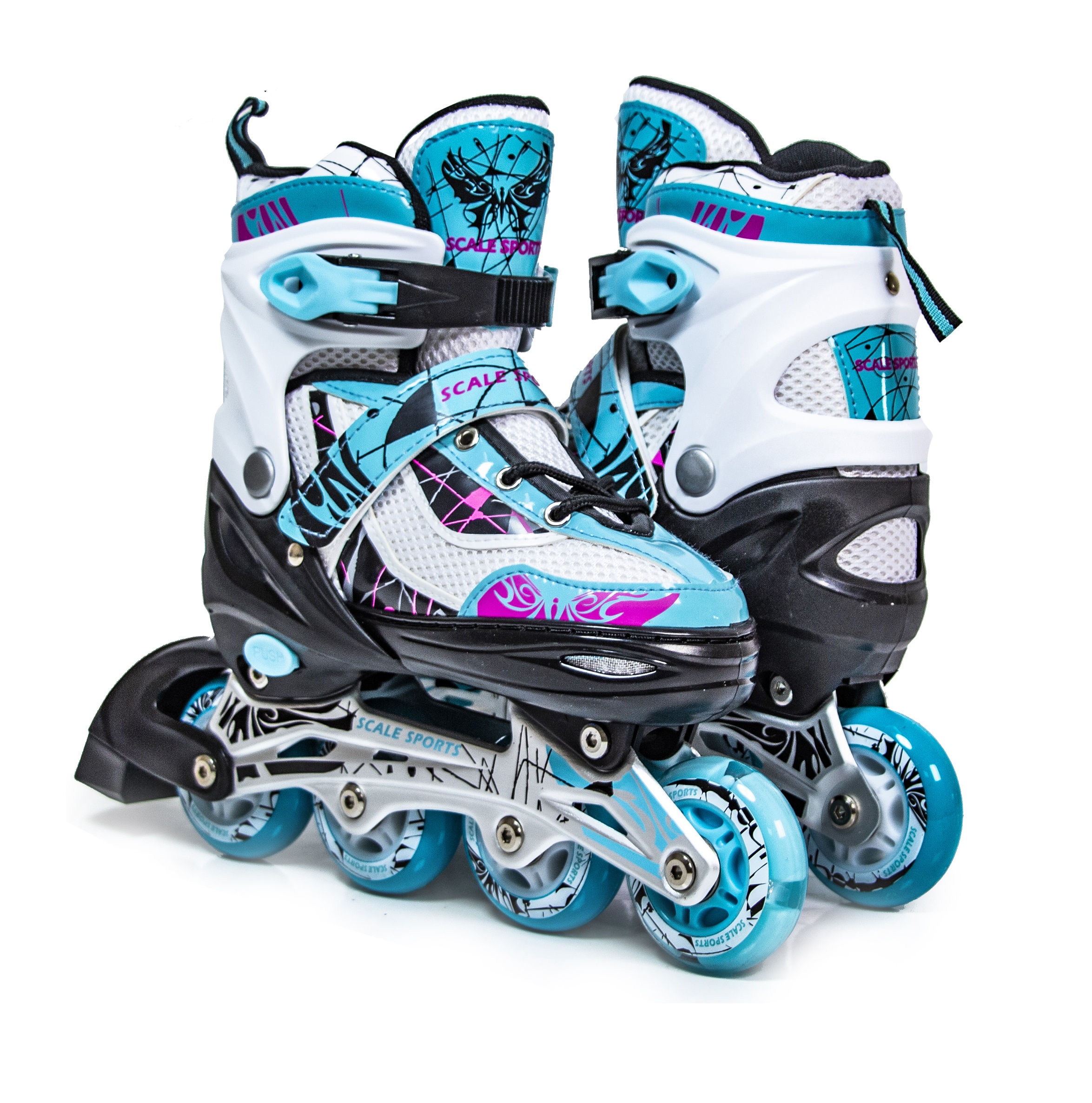 

Ролики Scale Sports 34-37 Бирюзовый 000145232