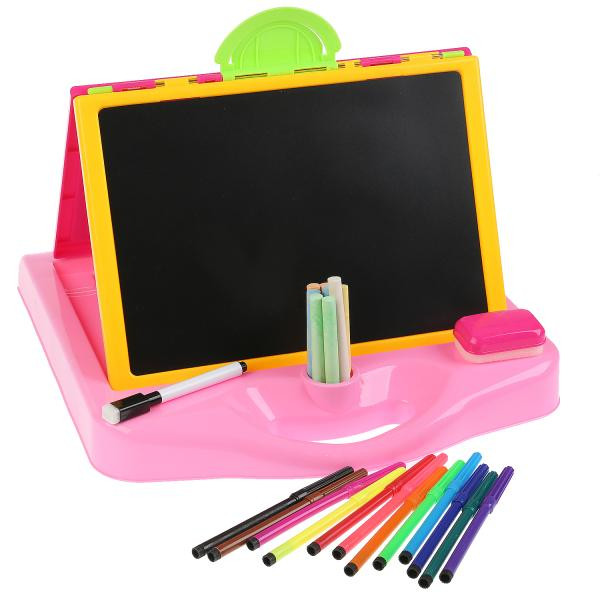 

Доска для рисования Shantou Huada Toys 34х35х27 см Розовый 000145097