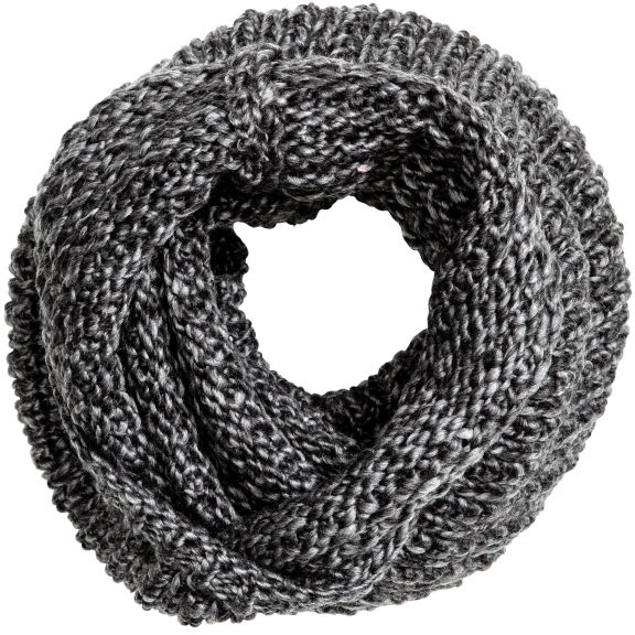 

Снуд H&M 0410830 4 One size Темно-серый