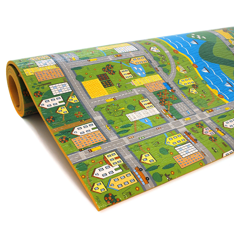 

Детский коврик для игр Evaplast ДОРОГИ 12мм/120х300см