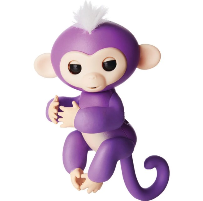 

обезьянка ручная интерактивная Happy Monkey Fingerling na1220