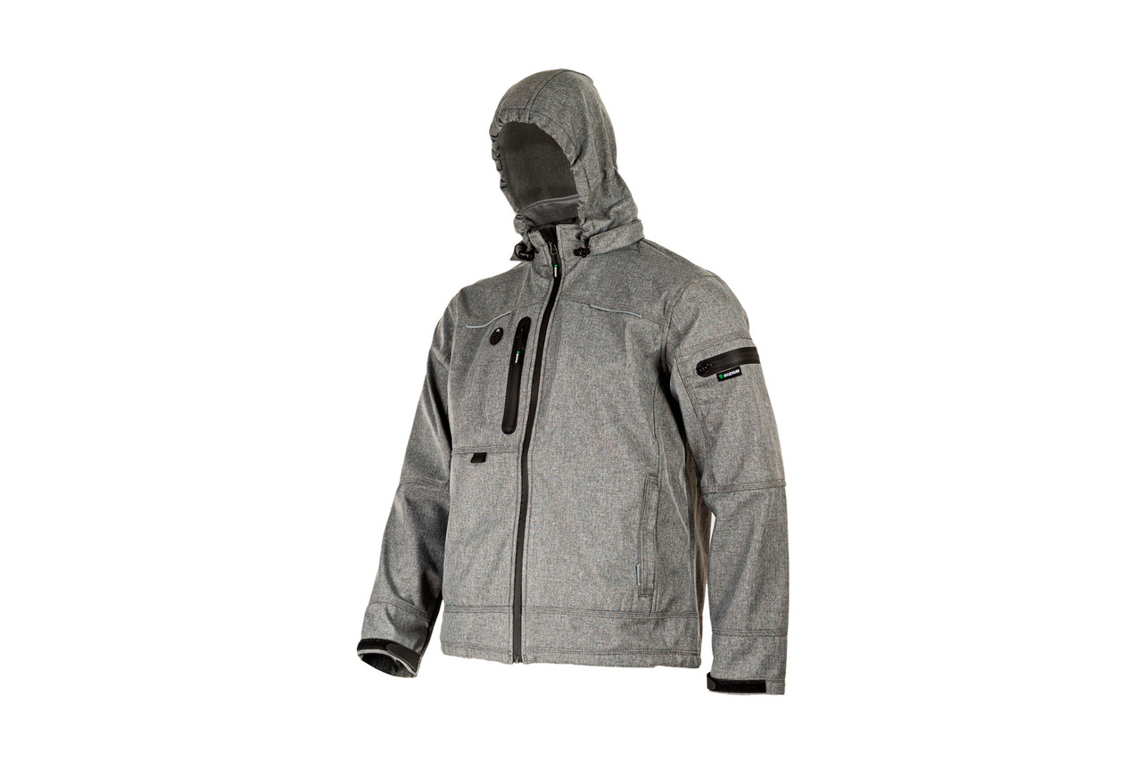 

Зимняя рабочая куртка-парка Softshell Sizam Northhampton XL серая 30135