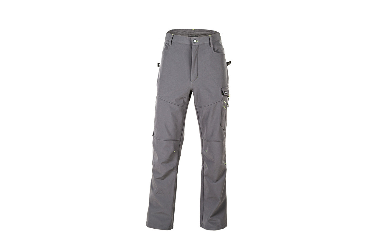 

Брюки рабочие утепленные Softshell Sizam Kingston 2XL серые 30172