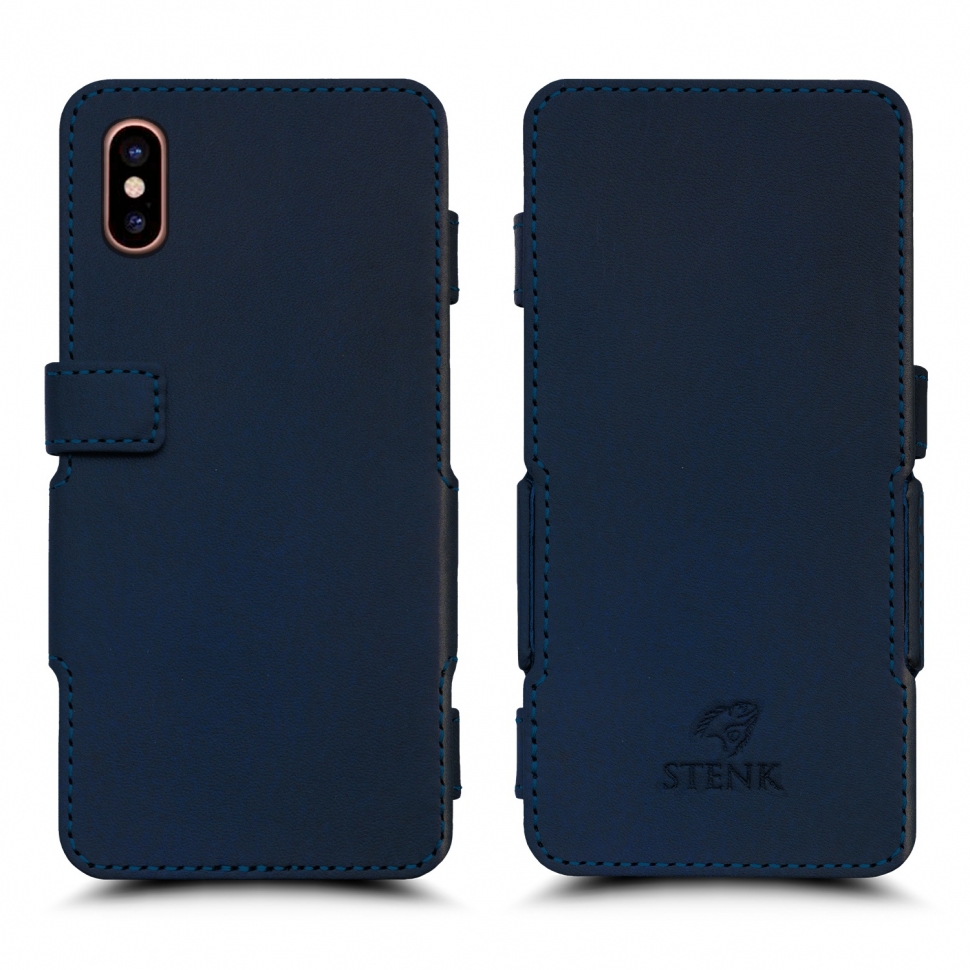 

Чехол книжка Stenk Prime для Apple iPhone Xs Max Синий