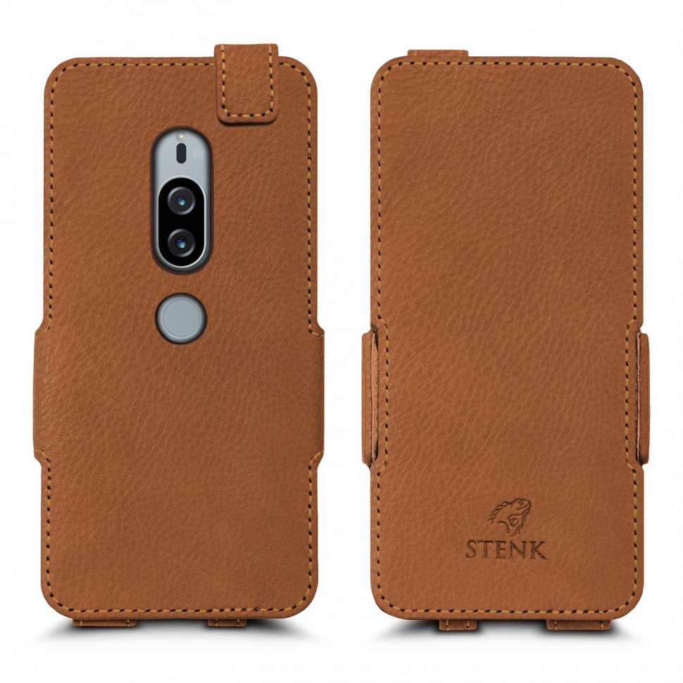 

Чехол флип Stenk Prime для Sony Xperia XZ2 Premium Camel