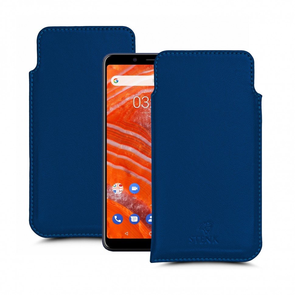 

Футляр Stenk Elegance для Nokia 3.1 Plus Синий