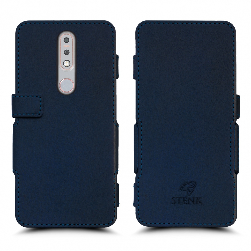 

Чехол книжка Stenk Prime для Nokia 7.1 Синий