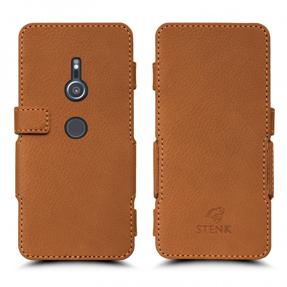 

Чехол книжка Stenk Prime для Sony Xperia XZ2 Camel
