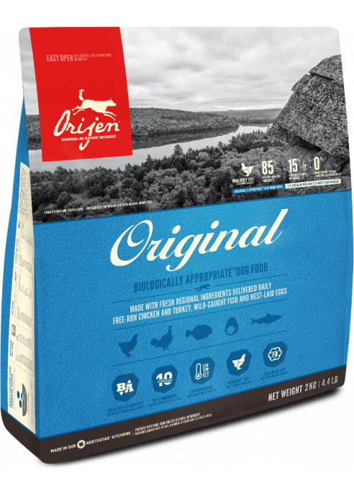

Сухой корм Orijen Original Dog 38/18 для взрослых собак всех пород 2 кг