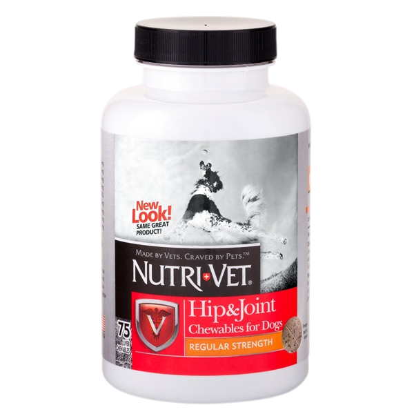 

Добавка пищевая Nutri-Vet Hip Joint Regular 1 уровень, хондроитин и глюкозамин для собак, с МСМ 180 табл.