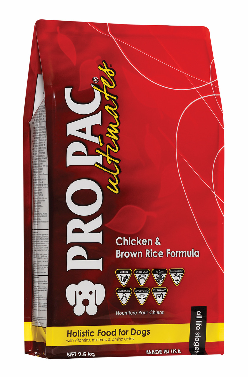 

Сухой корм Pro Pac Dog Chicken and Brown Rice Formula для собак всех пород и возрастов курица и рис 2.5 кг