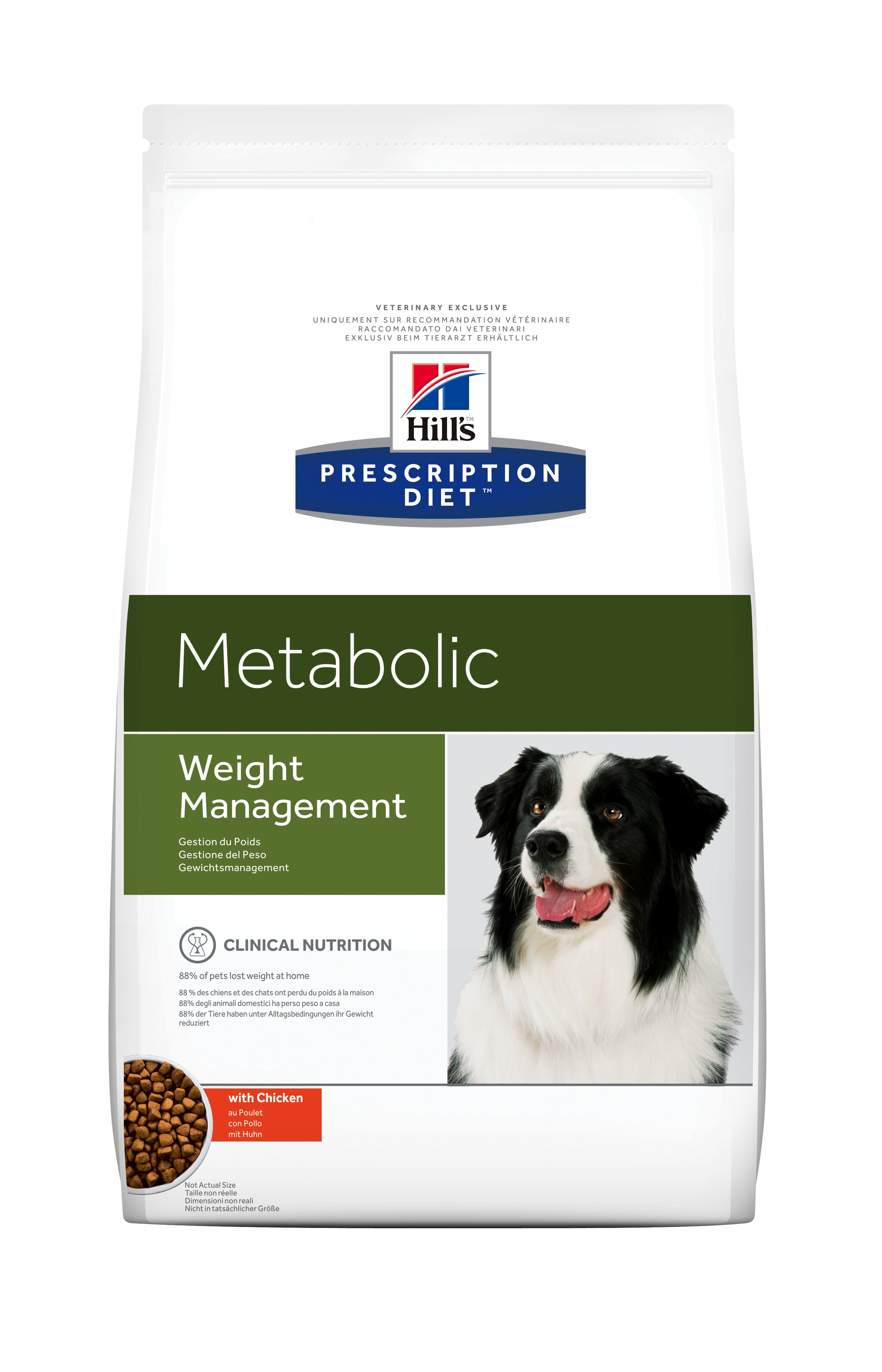 

Сухой корм Hill's Хилс Prescription Diet Canine Metabolic для собак для снижения веса 1.5 кг