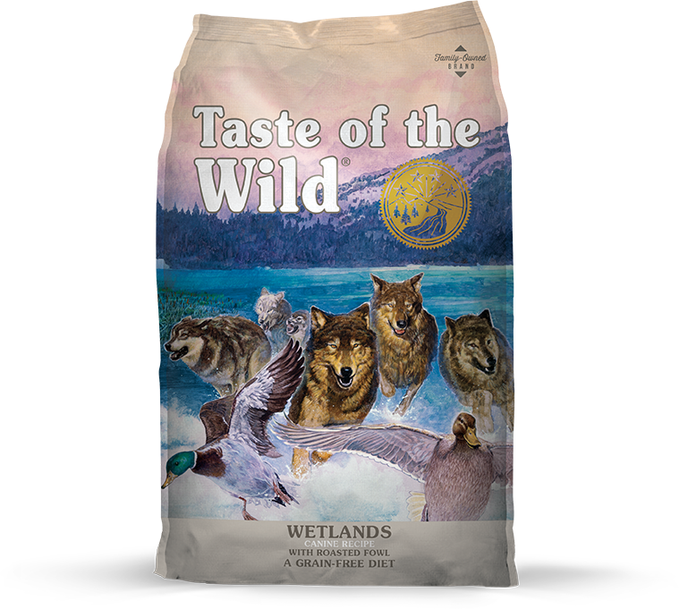 

Сухой корм Taste of the Wild Wetlands Canine Formula с уткой и перепелкой для собак всех пород 12.2 кг