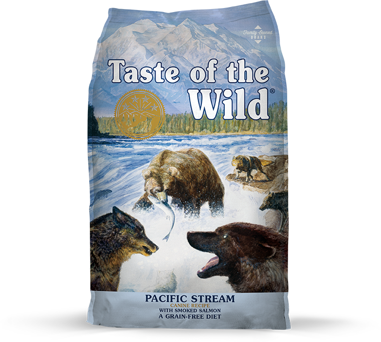 

Сухой корм Taste of the Wild Pacific Stream Canine Formula с копченым лососем для собак всех пород 2 кг