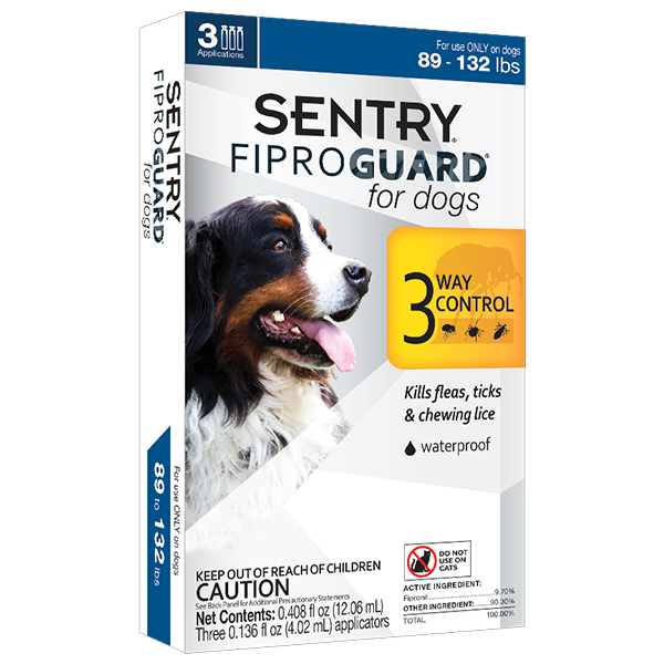 

Капли Sentry Fiproguard Фипрогард от блох клещей и вшей для собак 40-60 кг