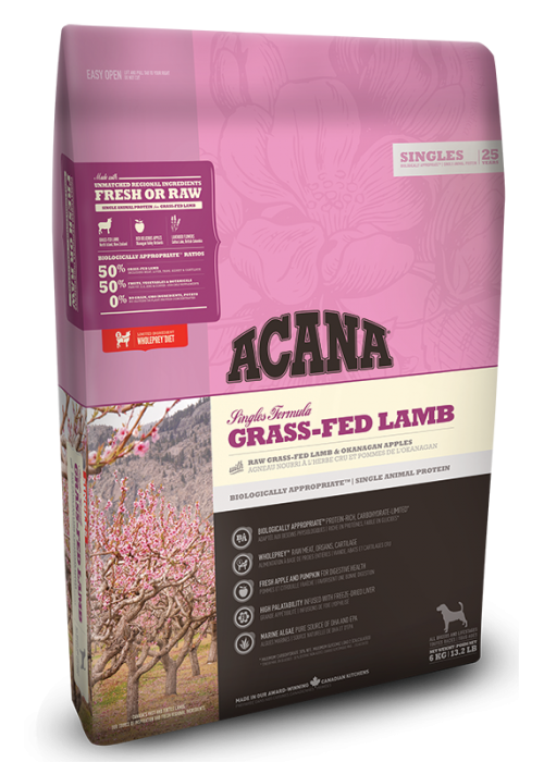

Сухой корм ACANA Акана Grass-Fed Lamb для собак всех пород и возрастов ягненок 6 кг
