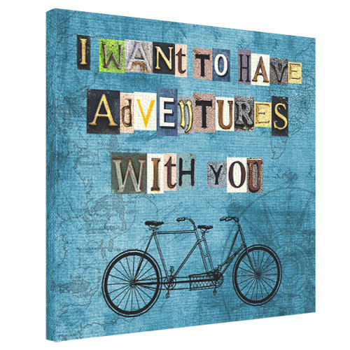 

Картина на холсте Presentville I want to have adventures with you 65x65 см