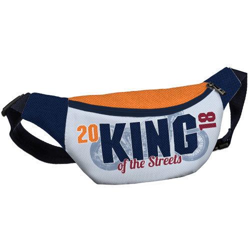 

Сумка на пояс бананка Bumbag Presentville King of the streets 27х16 см