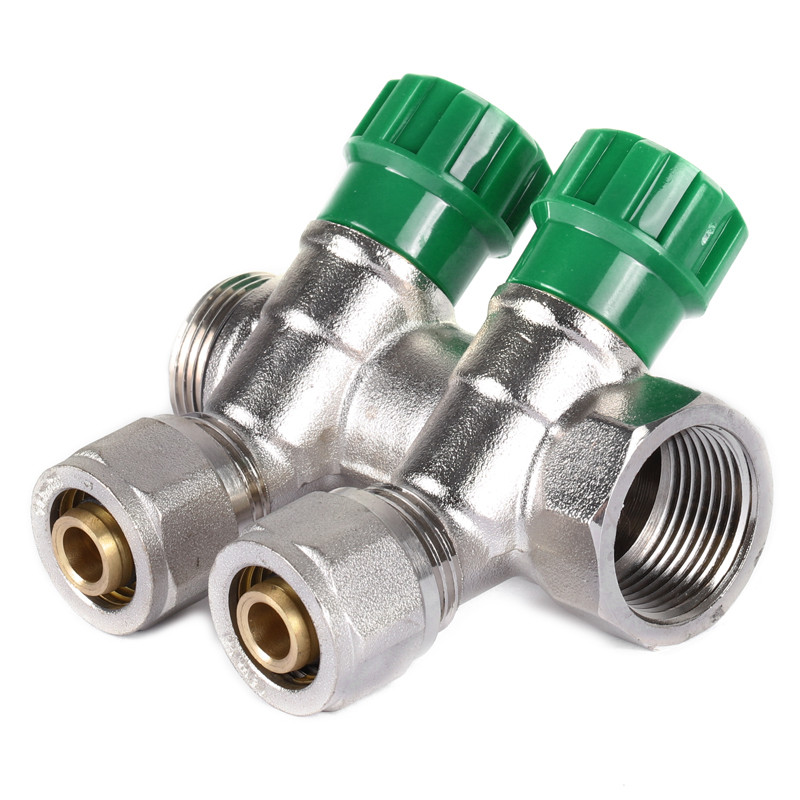 

Коллектор вентильный с фитингом KR.1123-2 3/4”x2 WAYS KR2829 Koer (KR2829)