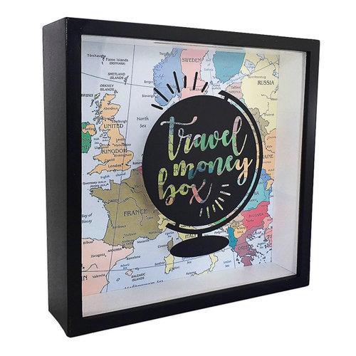 

Копилка деревянная для денег Presentville Travel money box 22x22x5 см