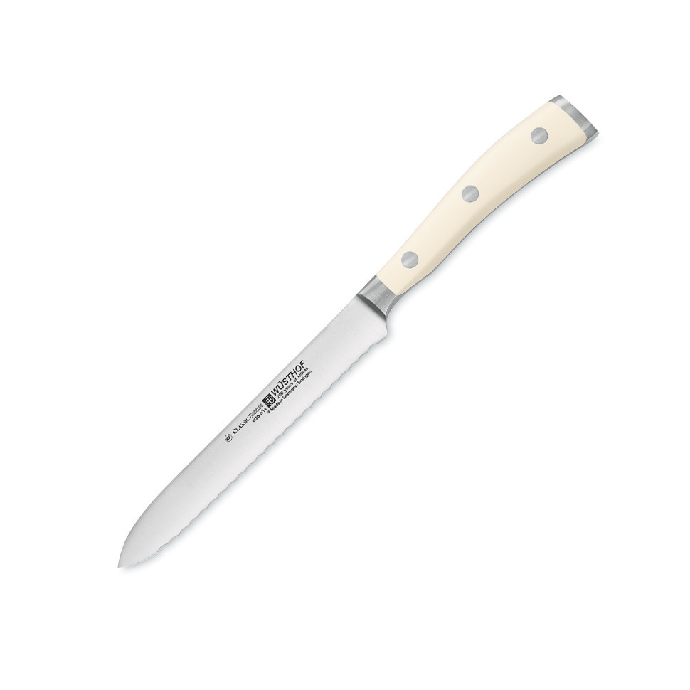 

Нож кухонный для нарезки колбасы Wusthof Classic Ikon Creme 140 мм 4126-0