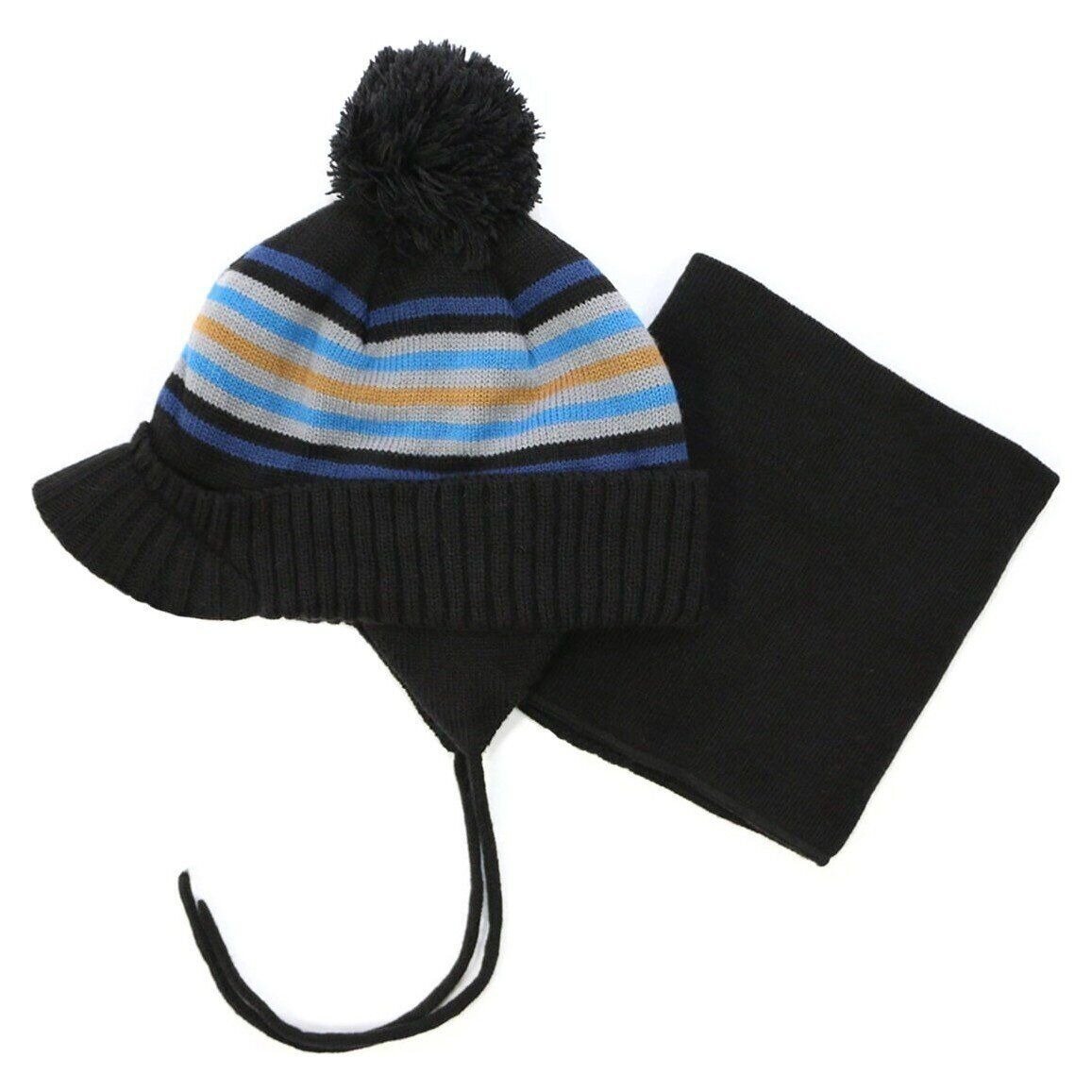 

Зимний комплект (шапка на подкладке и бафф) Peluche&Tartine F16ACC75EG-Black черный с голубым - см (F16ACC75EG-Black-6/8, Зимний комплект (шапка на подкладке и бафф) Peluche&Tartine F16ACC75EG-Black черный с голубым 52-56 см (F16ACC75EG-Black-6/8)