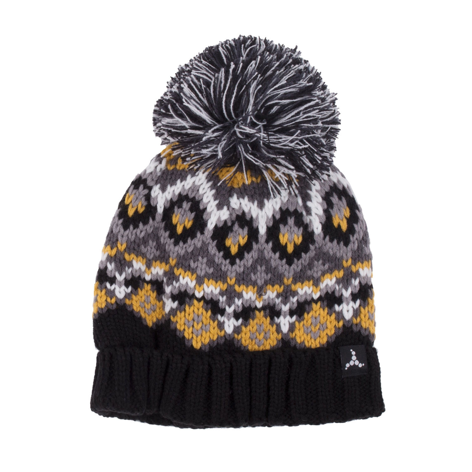 

Зимняя вязаная шапка SNO F19TU301AG-Black серый с желтым 56-60 см (F19TU301AG-Black-o/s)