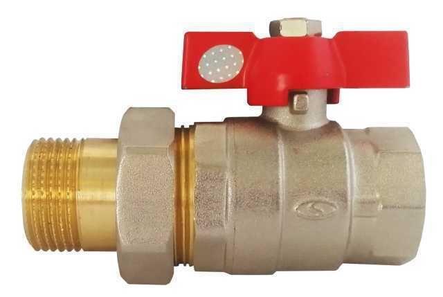 

Кран шаровый прямой с американкой 2 Solomon (000015718)