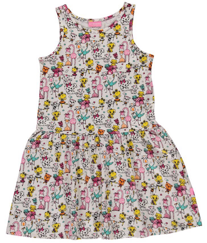

Платье LC Waikiki 122 см Бело-розовое (LCW Dress-018-0)