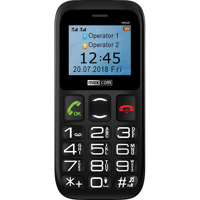 

Мобильный телефон Maxcom MM426 Black