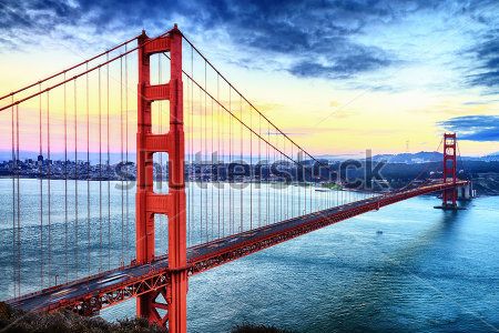 

Фотообои ArtSide Сан Франциско (118430506) Штукатурка
