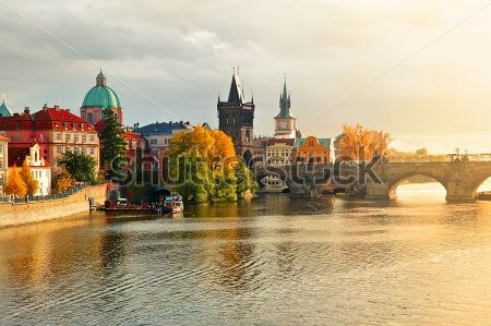 

Фотообои ArtSide Прага (111579194) Штукатурка