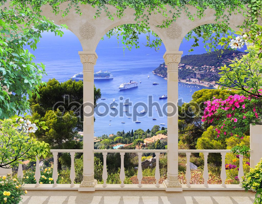 

Фотообои ArtSide Терраса (63918837) Штукатурка