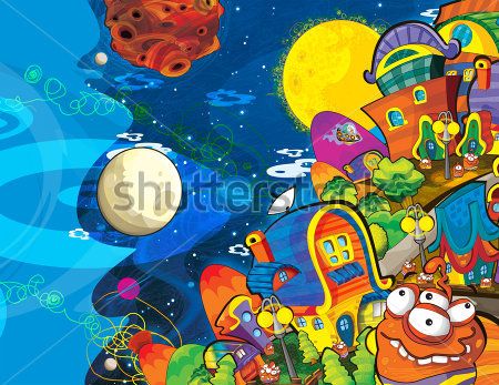 

Фотообои ArtSide Космос (145825781) Штукатурка