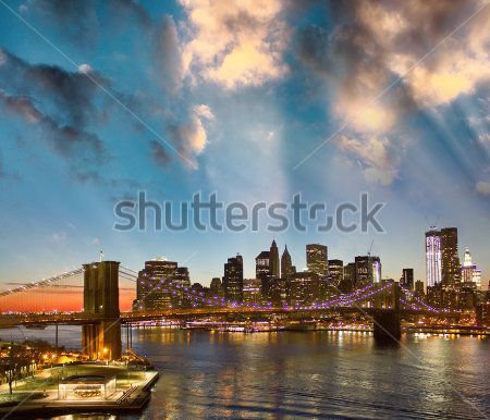 

Фотообои ArtSide Нью Йорк (168286055) Штукатурка