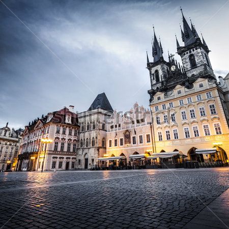 

Фотообои ArtSide Прага (137684375) Штукатурка