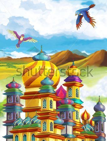 

Фотообои ArtSide Замок принцессы (133633859) Штукатурка