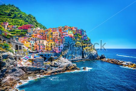 

Фотообои ArtSide Чинкве Терре (257301595) Штукатурка