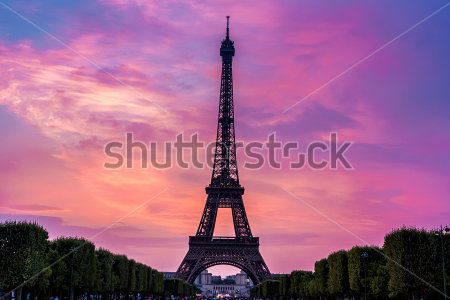 

Фотообои ArtSide Эйфелева башня (241250608) Штукатурка