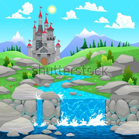 

Фотообои ArtSide Замок (156880592) Штукатурка