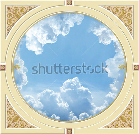 

Фотообои ArtSide Декор на потолок (366419177) Штукатурка