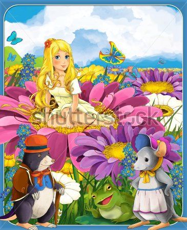 

Фотообои ArtSide Дюймовочка (143857255) Штукатурка