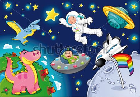 

Фотообои ArtSide Космос (94725265) Штукатурка
