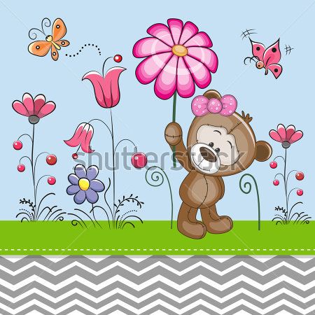 

Фотообои ArtSide Мишка (283572185) Штукатурка