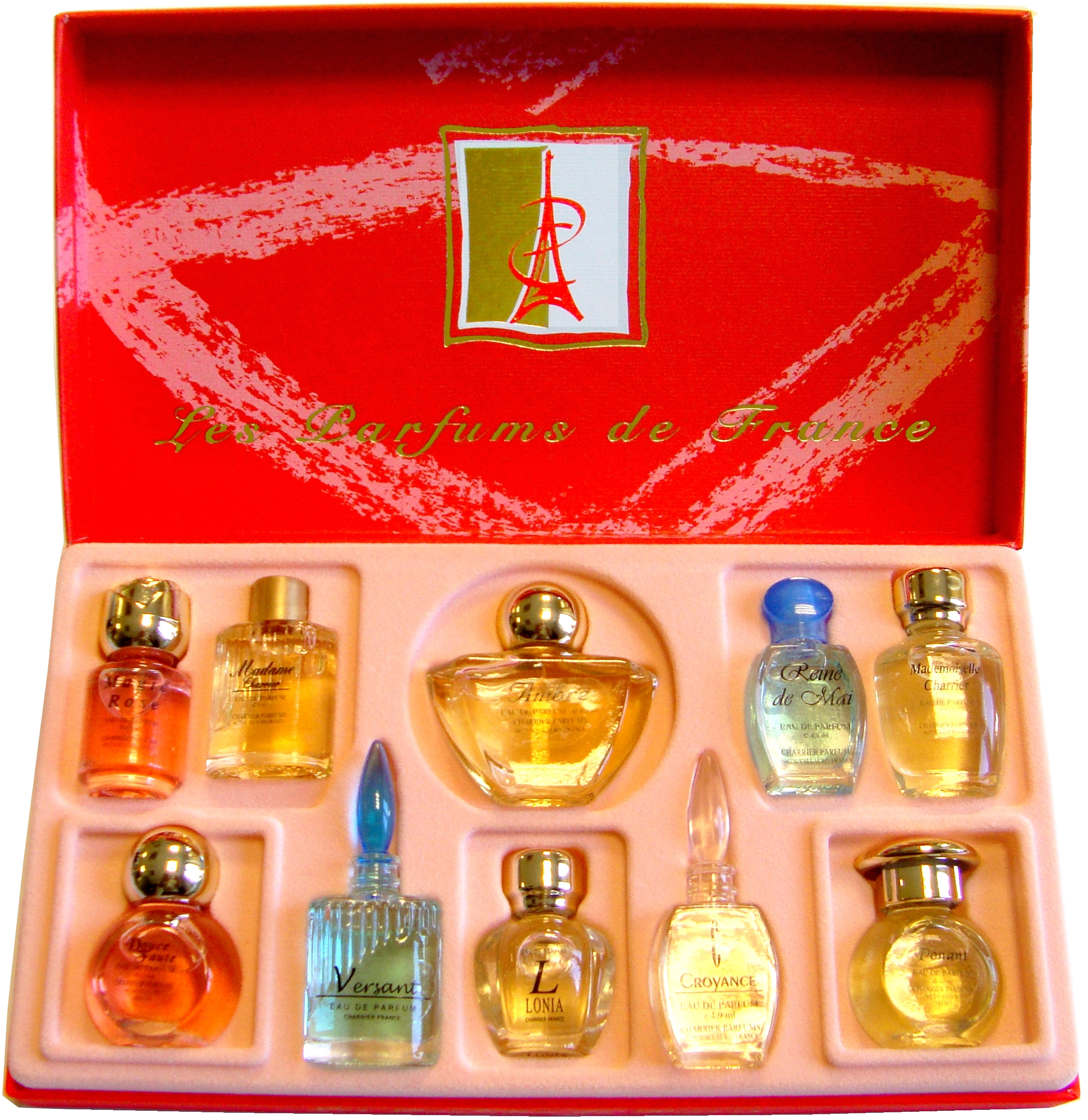 Французские духи магазин духов. Набор Charrier Parfums. Parfums de France набор миниатюр. Charrier Parfums de France Miniature Франция. Набор французских духов.