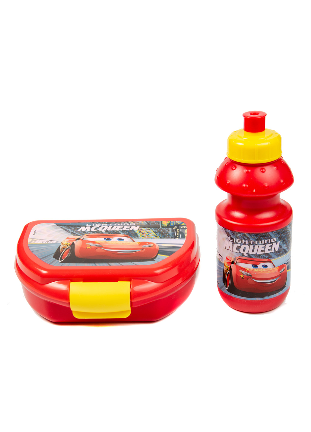 

Набор Cars Бутылка и Ланч-бокс Disney 20х23х7,5см Красный, Серый det0000063