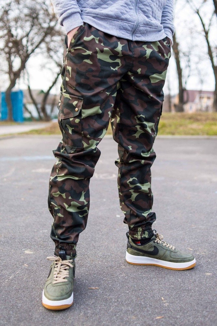 

Камуфляжные штаны с карманами Rextim Cargo Criminal Army 44р