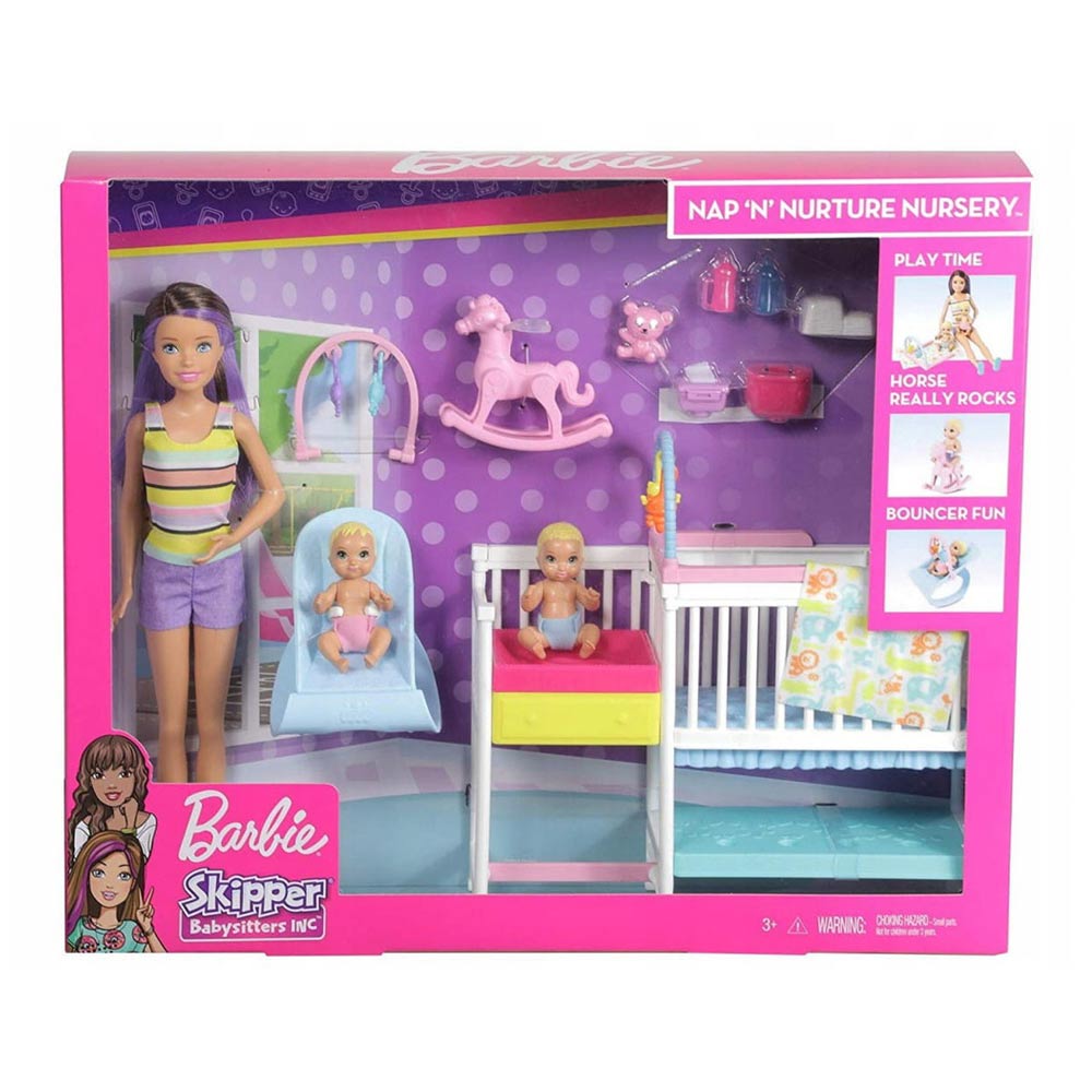 

Кукольный набор Barbie Уход за малышами Детская комната (GFL38)