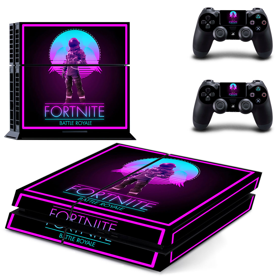 

Виниловые наклейки на PS4 и Dualshock Fortnite Battle Royale Sony PlayStation 4 Custom Skin Playsole Games (PG208)