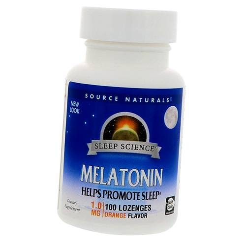 

Мелатонин, Melatonin 1, Source Naturals 100леденцов Апельсин (72355002)
